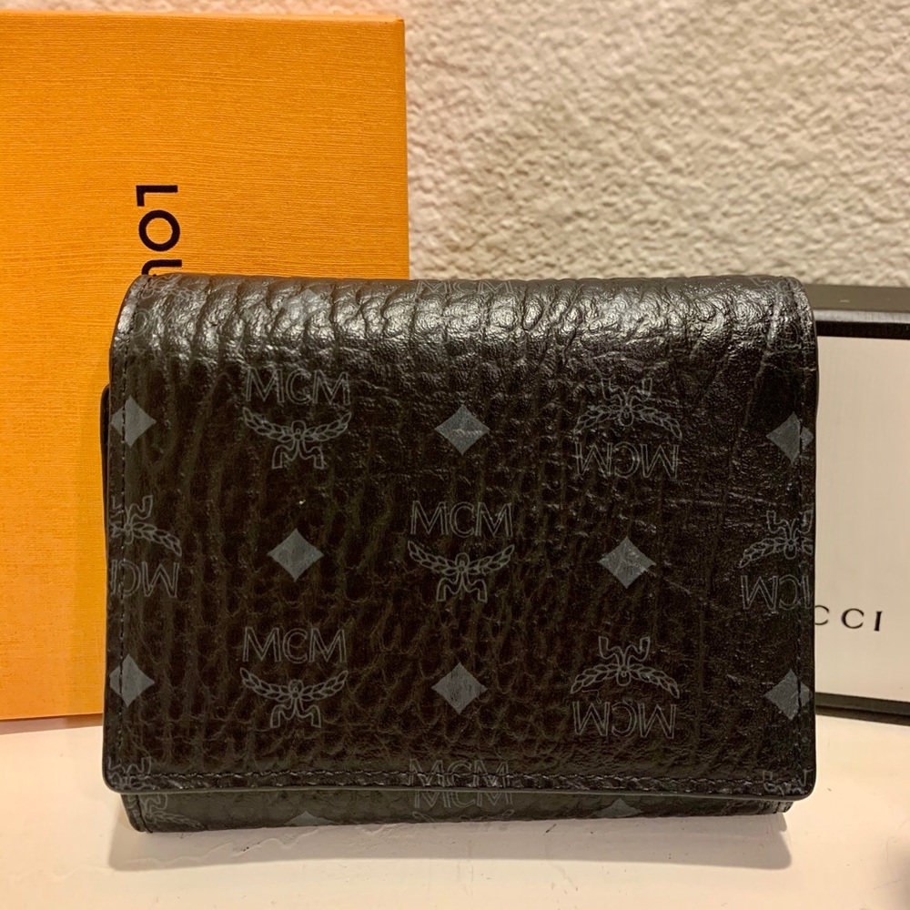 MCM trifold men’s wallet